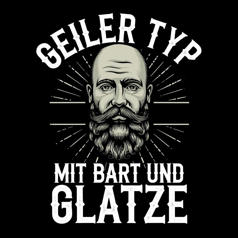 guy with beard & bald head beard wearer