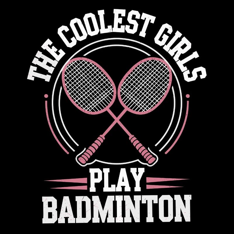 Conception de fille de badminton