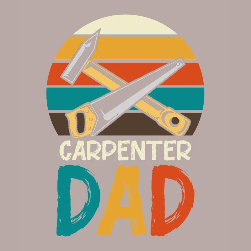 Carpenter Father Retro Tools
