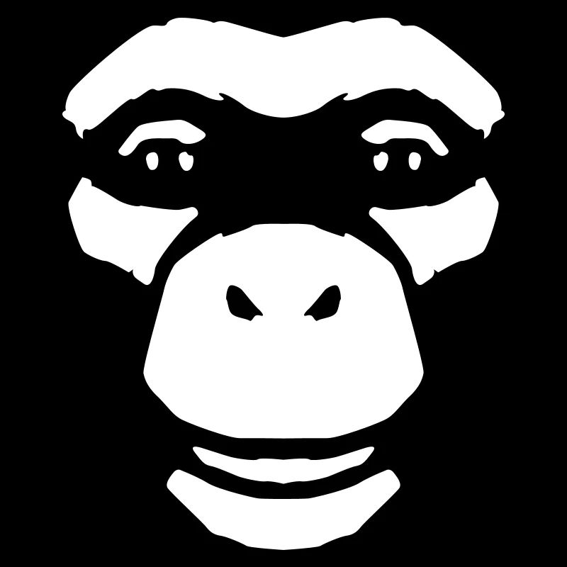 Monkey Face – Style primate de la jungle sauvage
