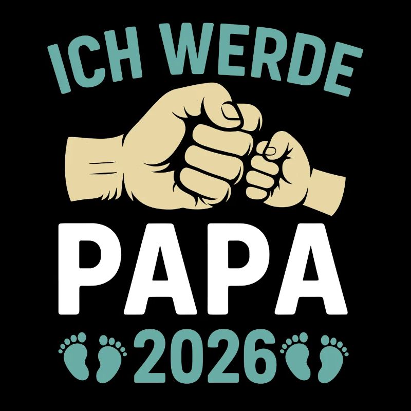 Werdender Vater ICH WERDE PAPA 2026 Lustig