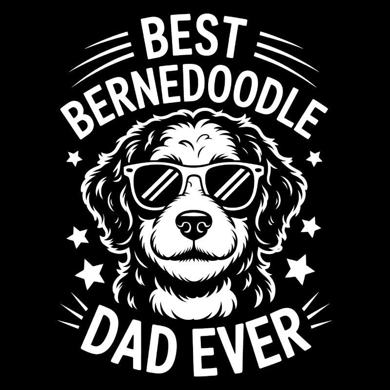Bernedoodle Spruch Papa Witz Bernedoodle Geschenk