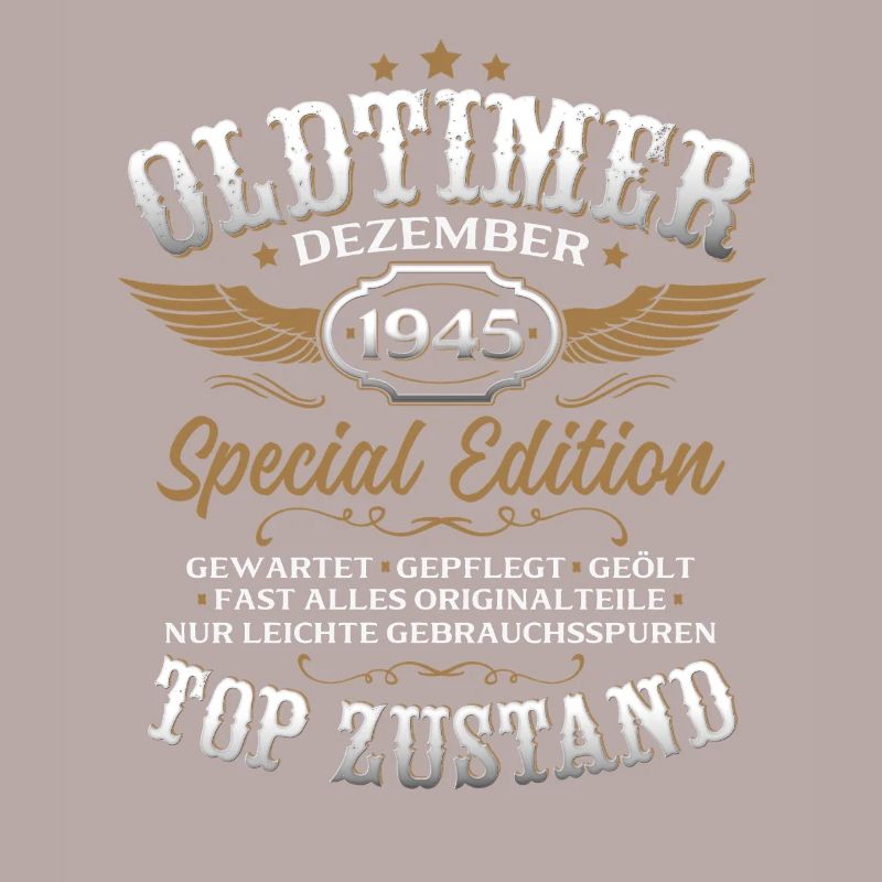 80. Geburtstag Geschenk Oldtimer Dezember 1945