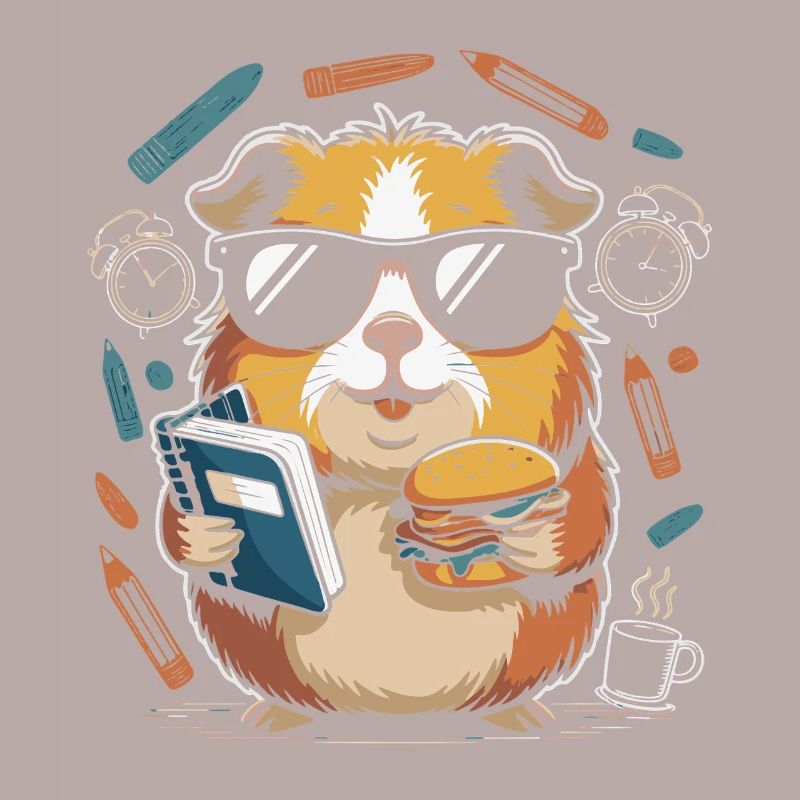 Buchheld Hamster mit Burger