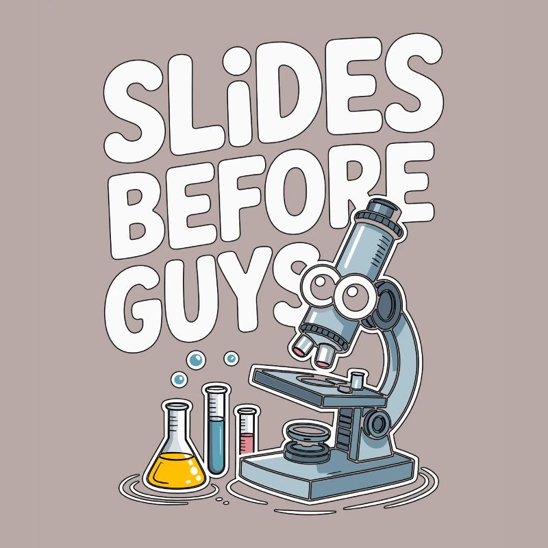 Lab Technician Slides Before Guys Laboratory Work