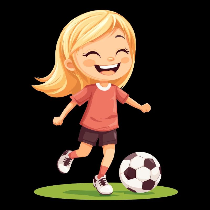 Smiling soccer player