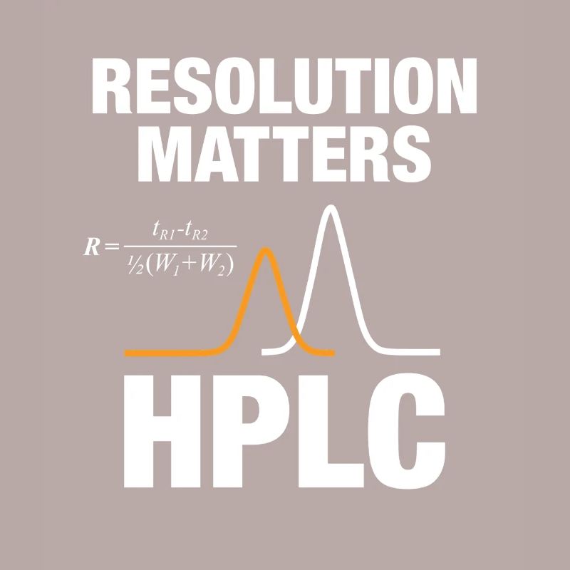 HPLC Peak Resolution Performance Chromatography