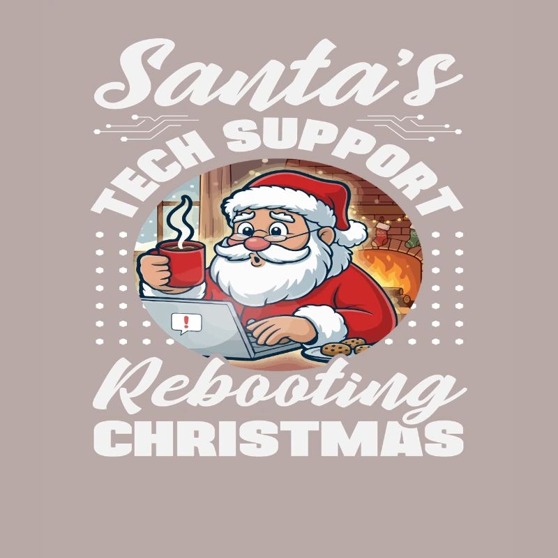 Support technique du Père Noël pour l’informatique de Noël