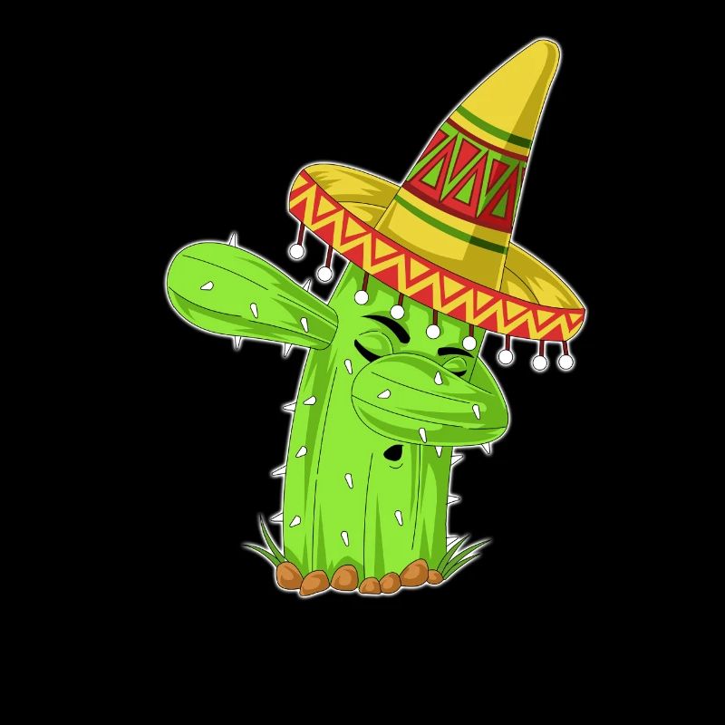 Dabbing Cactus Mexikanisches Hemd