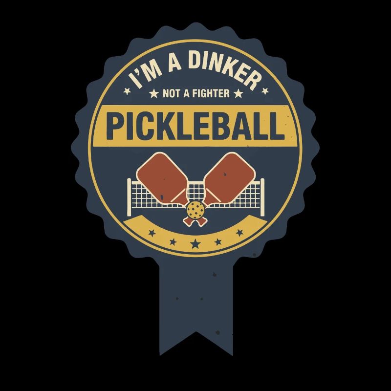 Pickleball Funny Player Im A Dinker Not A Fighter