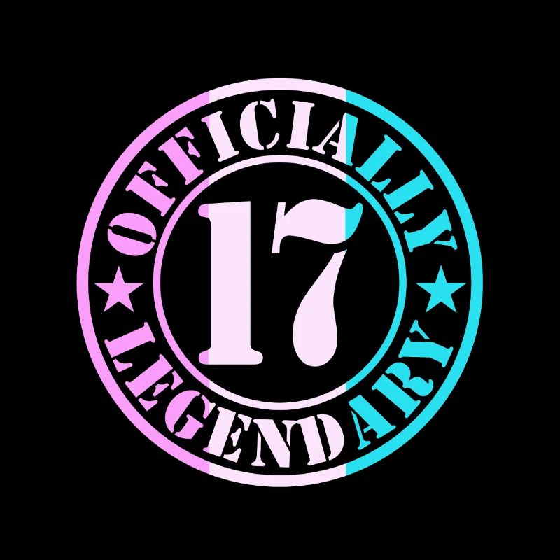 17. Geburtstag Junge Mädchen Legende Level 17