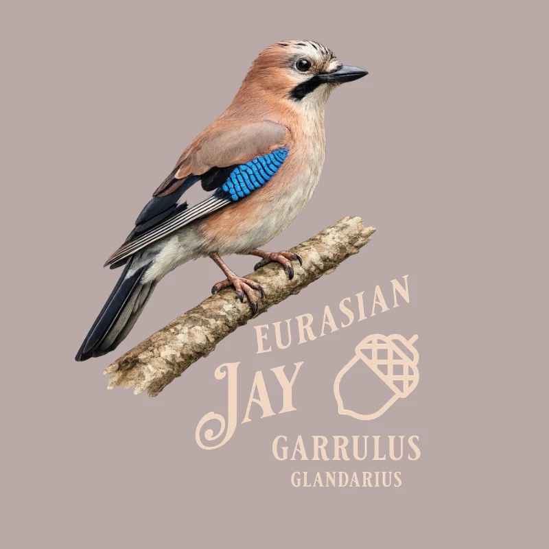 Eurasian Jay Eichelhäher Vogel Design