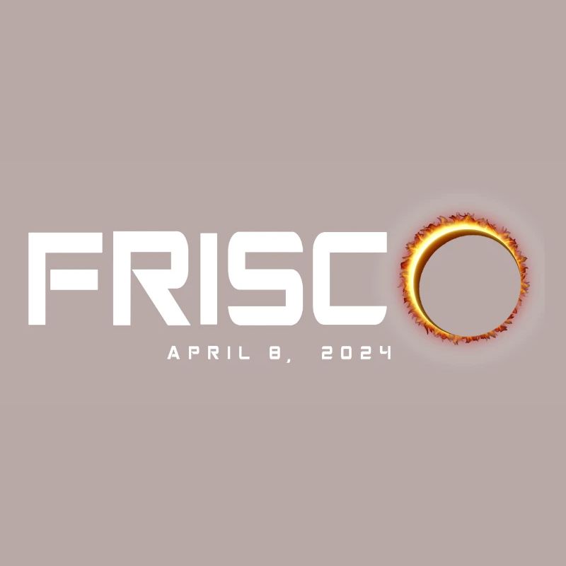 Frisco Texas 2024 Eclipse Souvenir 8 avril