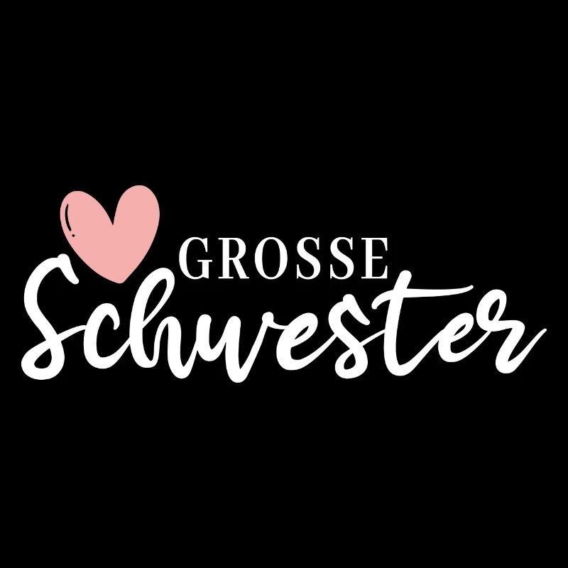 Grosse Schwester - Big sister - Schwestern Mädchen