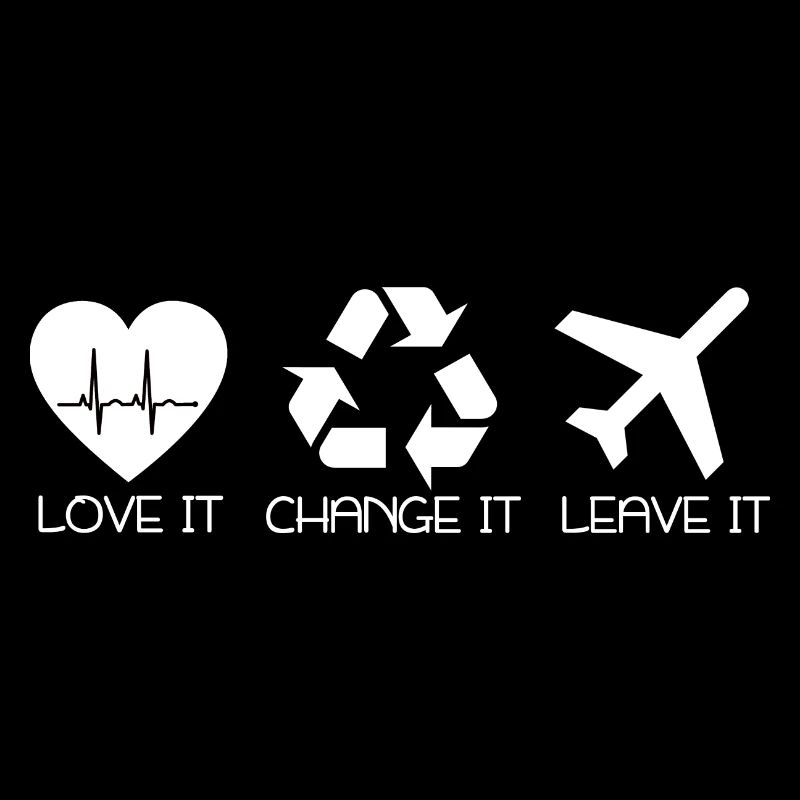 love it change it or leave it Das Entscheidershirt