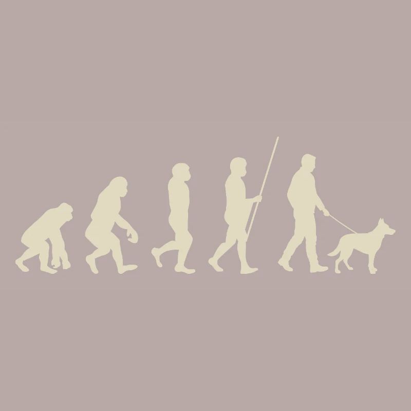 Evolution of Humanity Illustration
