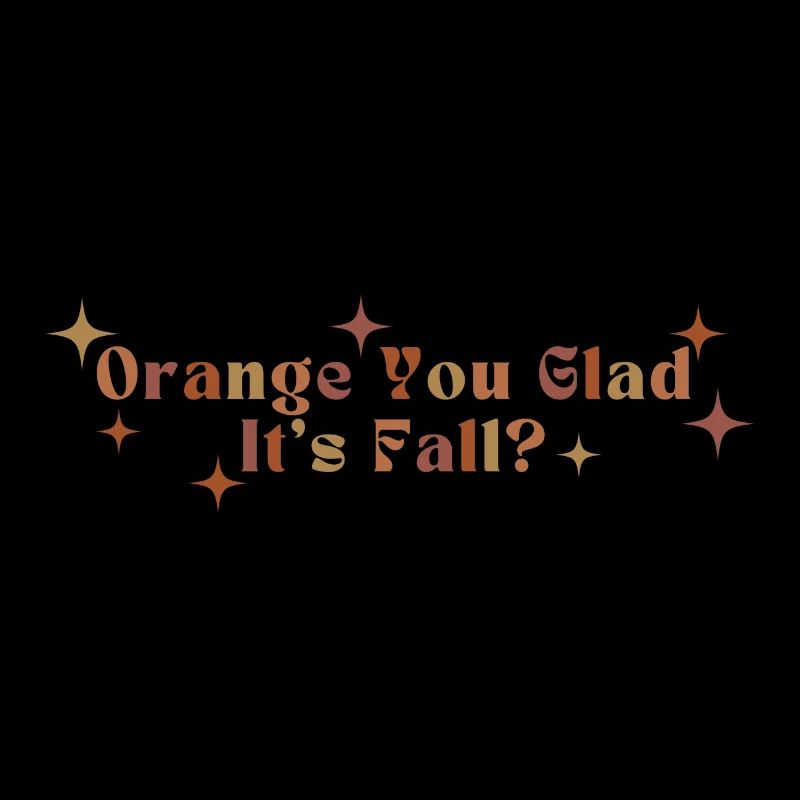 Orange Vous êtes content que ce soit l’automne ? Saison effrayante d’automne