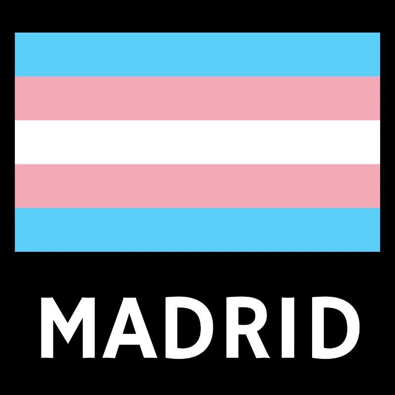 Drapeau de la Trans Pride Madrid