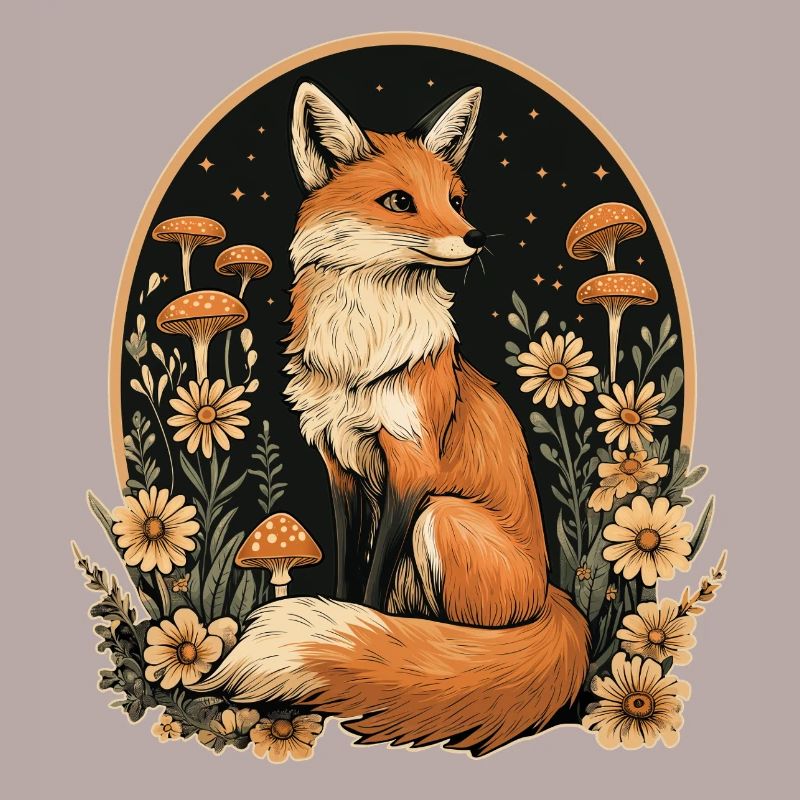 Fuchs Wald Pilze