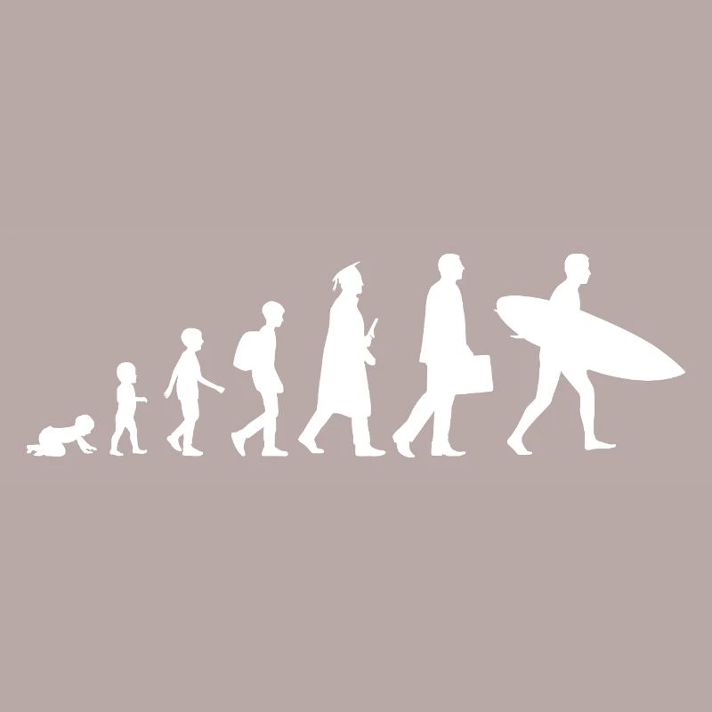 Evolution eines Surfers