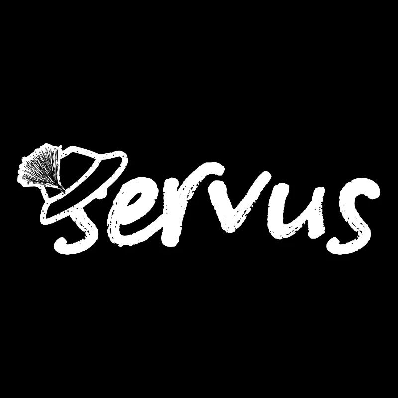 Servus Gruß mit Trachtenhut