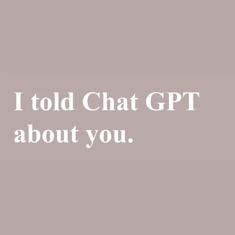 J’ai parlé de ta déclaration à ChatGPT