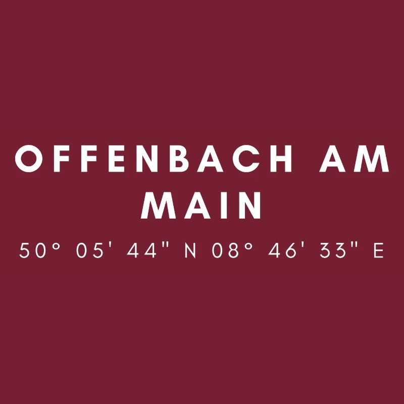 Offenbach am Main Coordinates