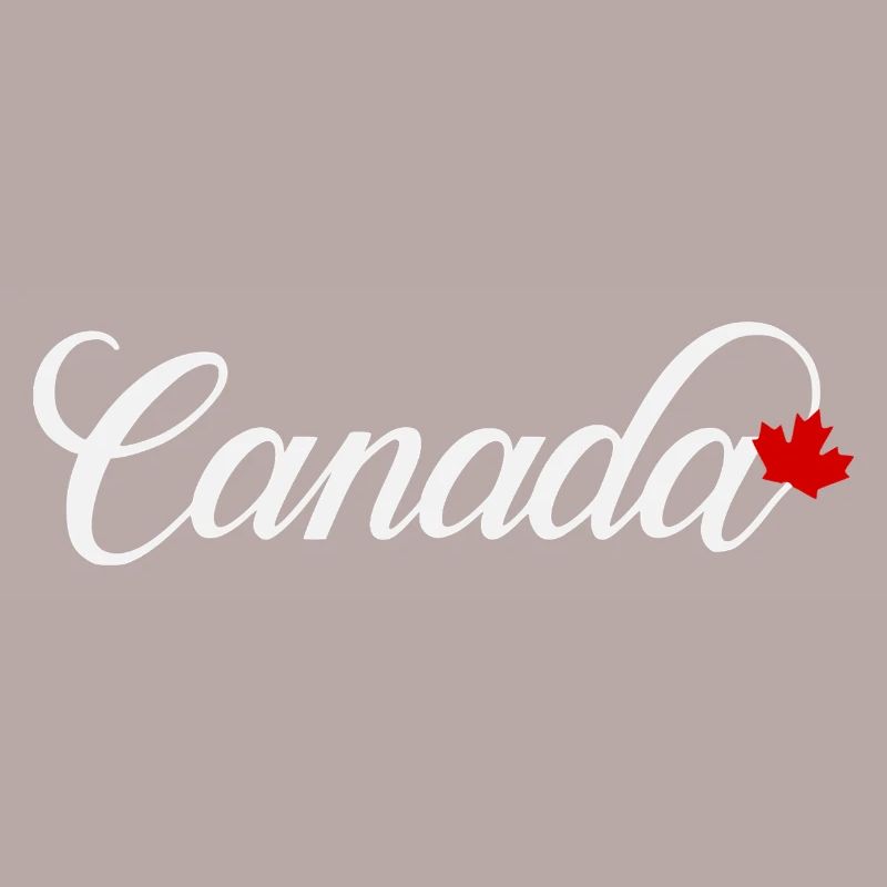 Canada Script with Maple Leaf