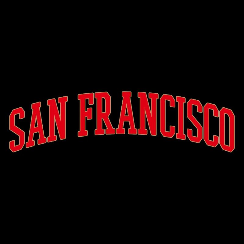San Francisco Arch Lettering