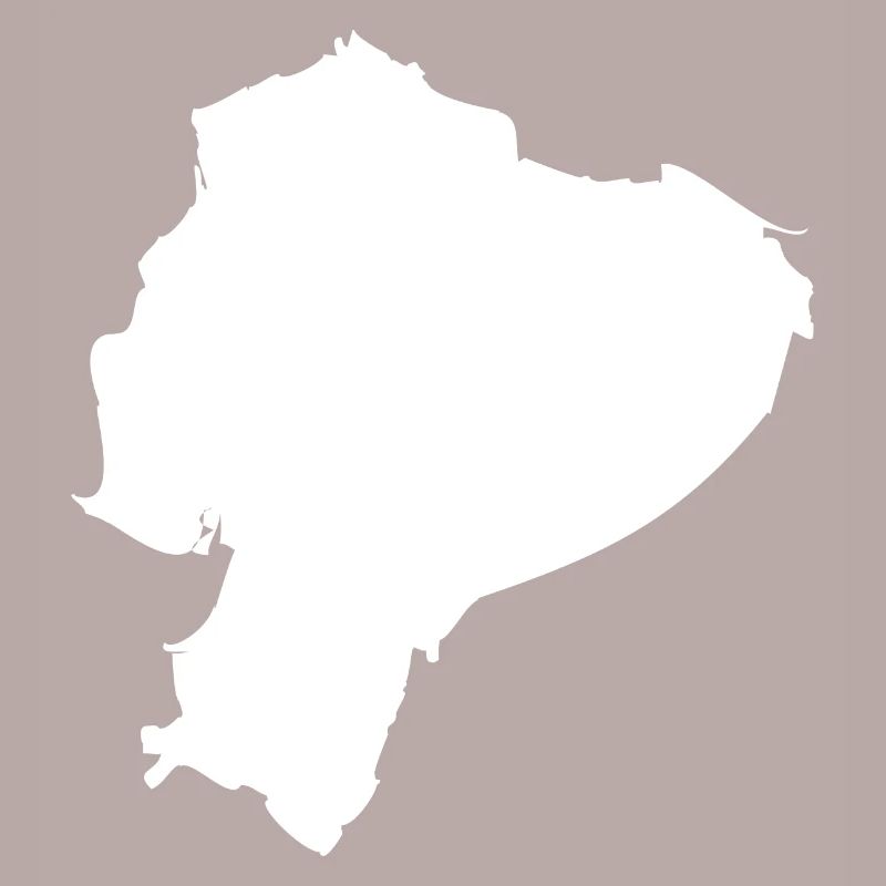 Ecuador map flag