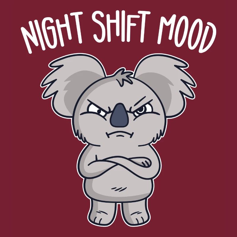 Koala Koala Bear Shift Worker Night Shift