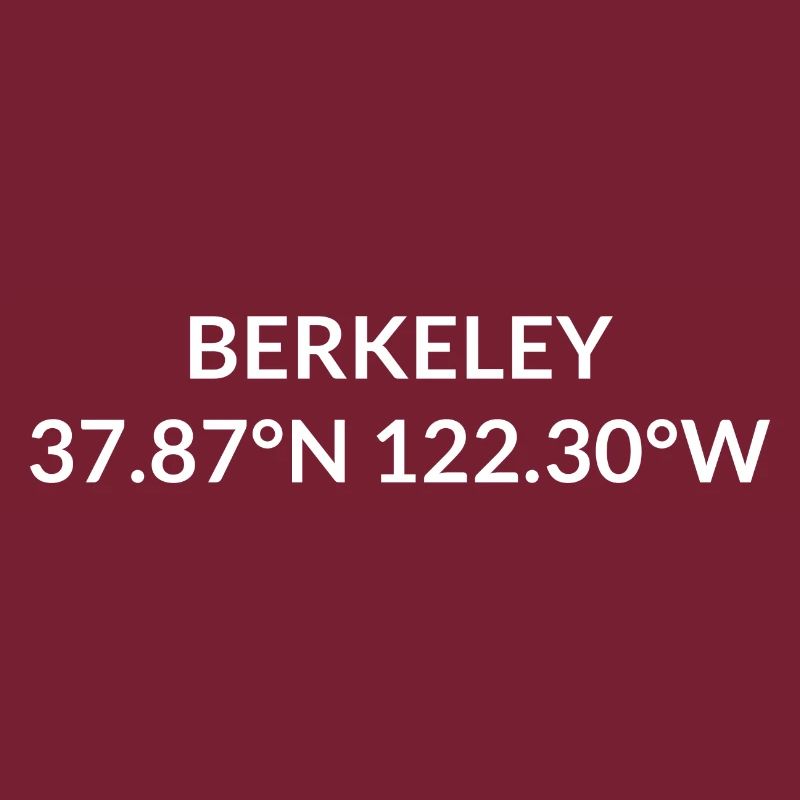 Berkeley, California, USA Coordinates