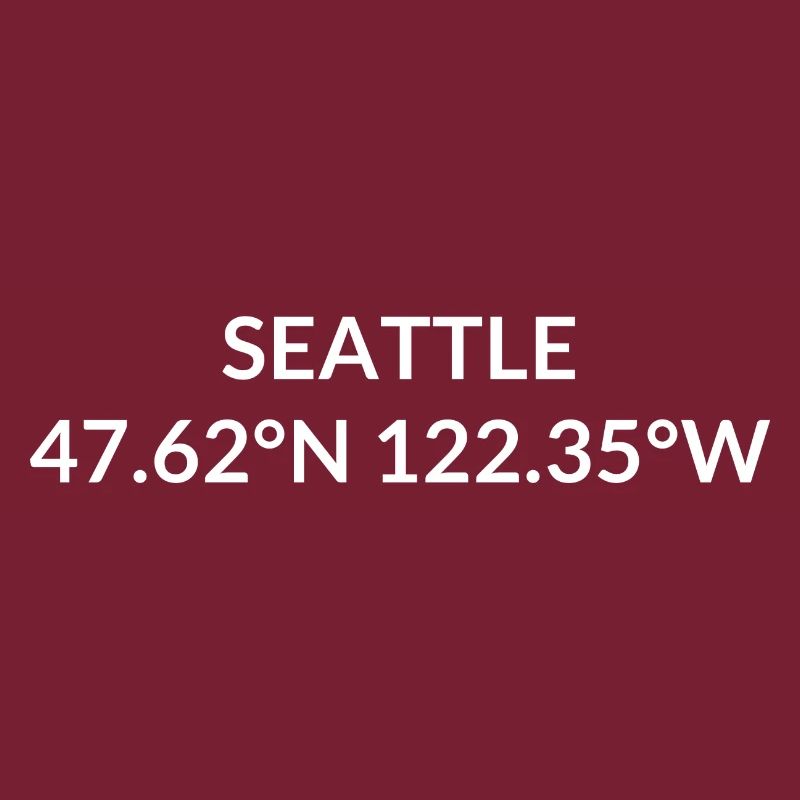 Seattle Washington USA Coordinates
