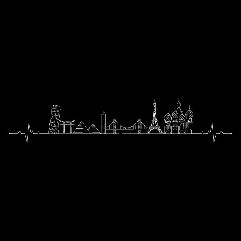 Heartbeat points de repère skyline