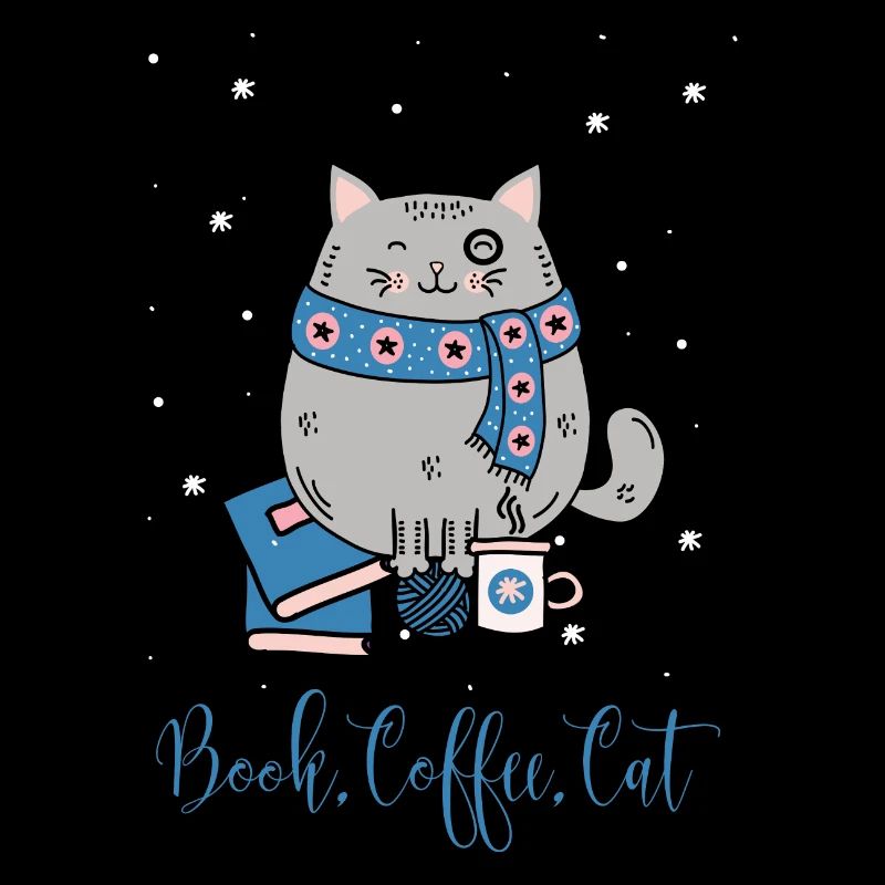 book coffee cat, buch kaffee katze