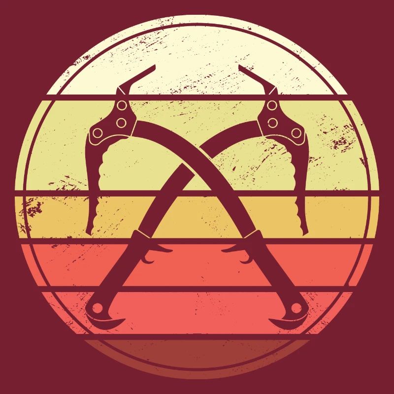 Eisklettern Retro Eispickel Eiskletterer