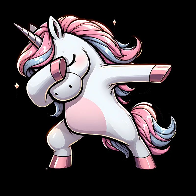 Licorne licorne mignon dab dabbing style cool