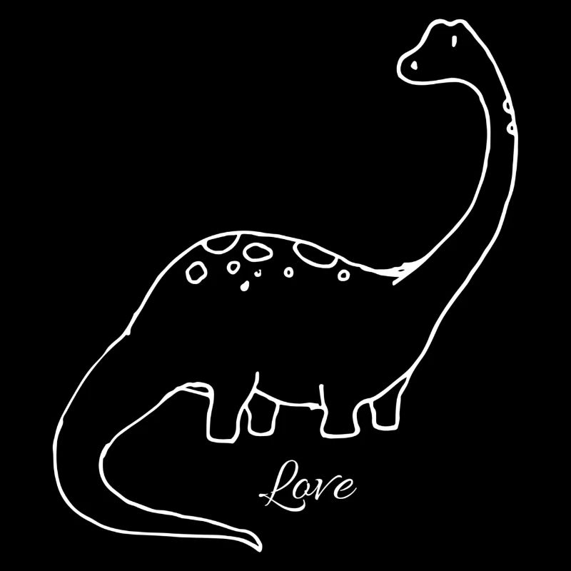Dino Cute Mädchen Teens Geschenke Langhals