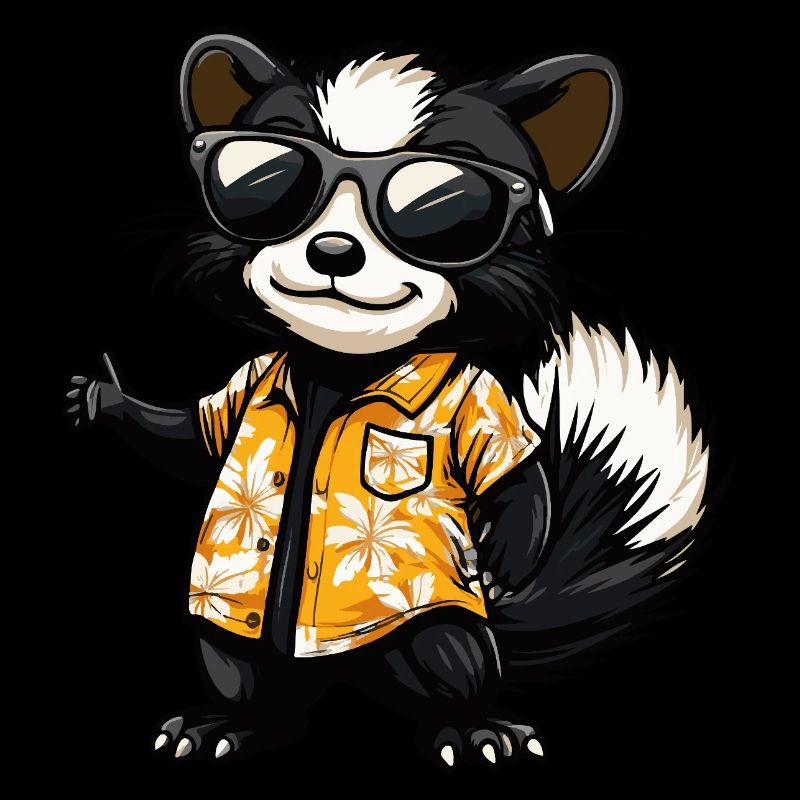 Skunk Funny Summer