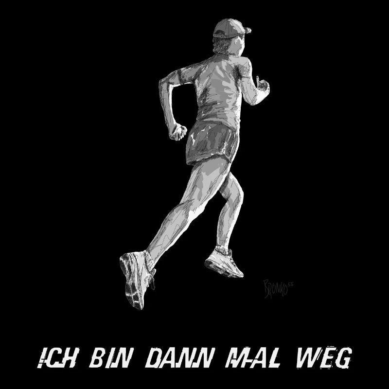 Bronko55 No.30 – Läufer „Ich bin dann mal weg“