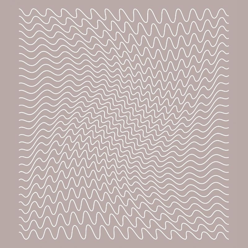 Impression d’illusion d’optique de ligne ondulée dynamique
