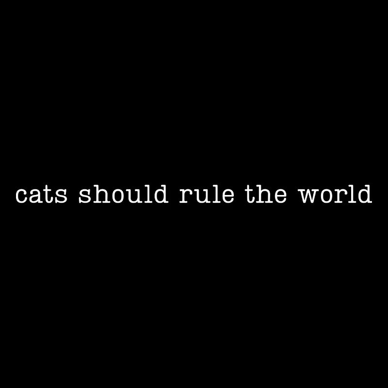 Les chats devraient dominer le monde
