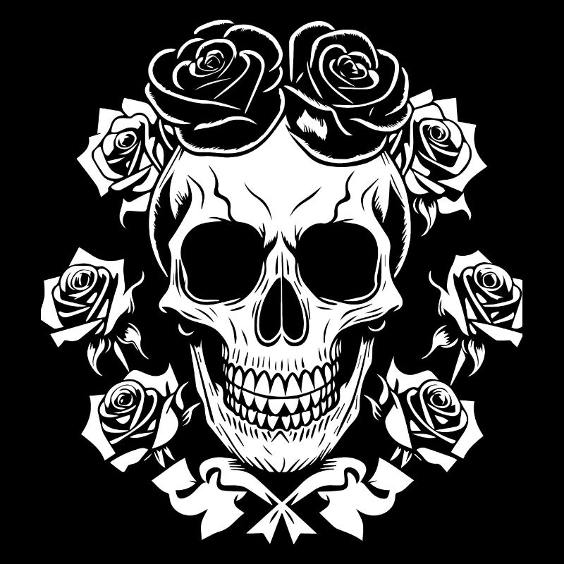 Horror Skull Skull Art Skull Gothic Heavy Metal