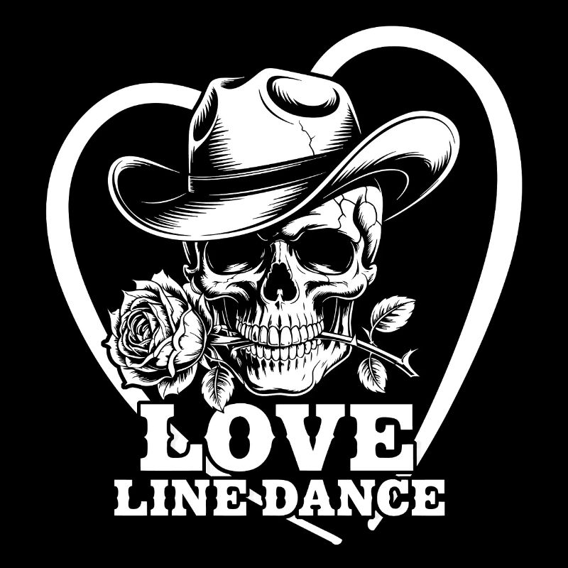 Schädel Liebe Line Dance