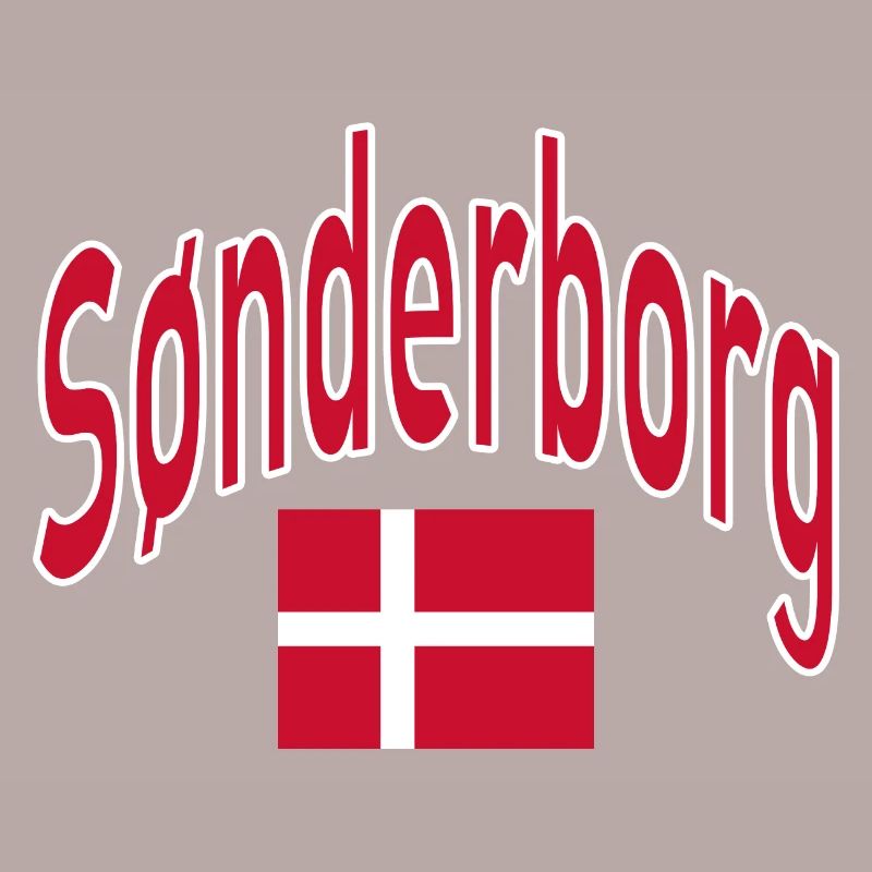 Drapeau de Sønderborg Danemark