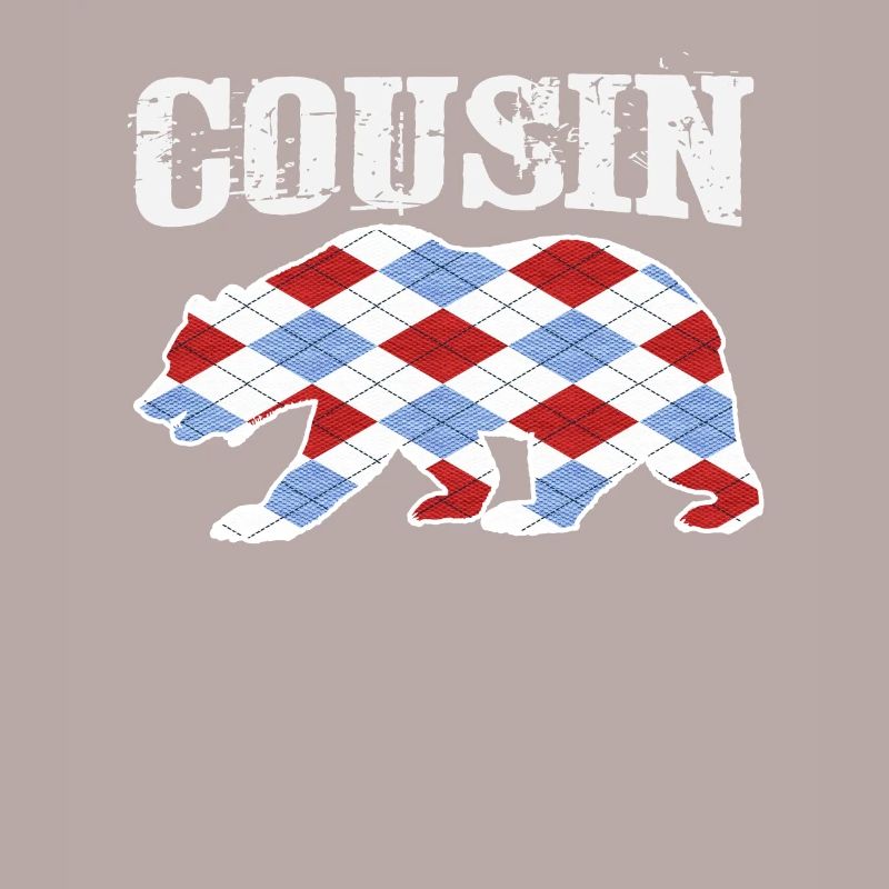 Conception de tshirt cousin