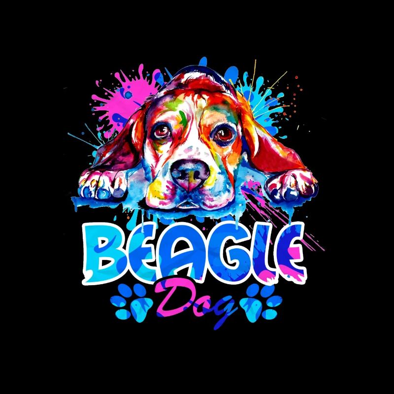 Beagle-Hund bunt