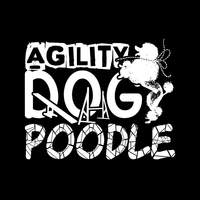Chien d'agilité caniche