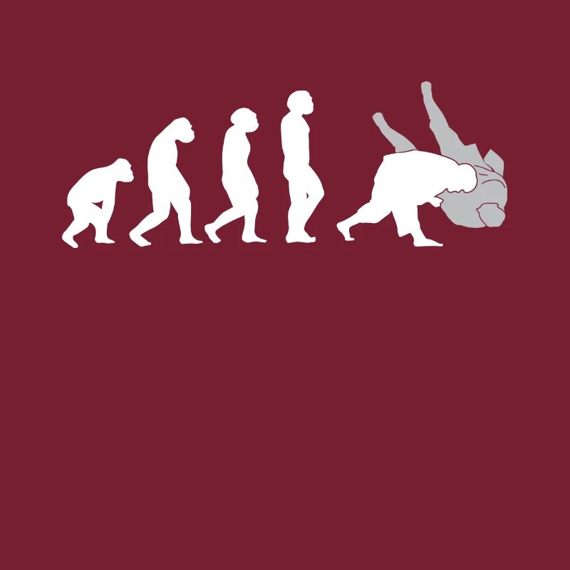 Judo Evolution cool judoka retro gift