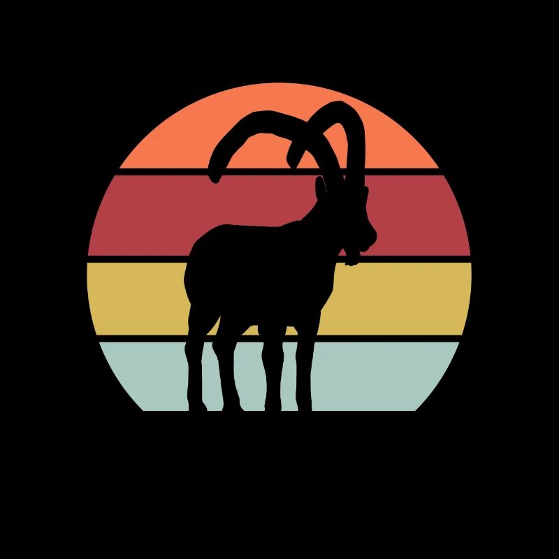 Sternzeichen Steinbock Gämse Klettern Berge Tiere